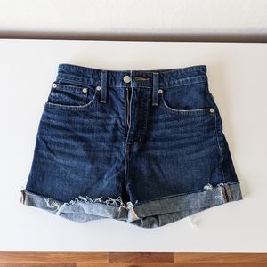 Madewell Curvy High Rise Denim Shorts